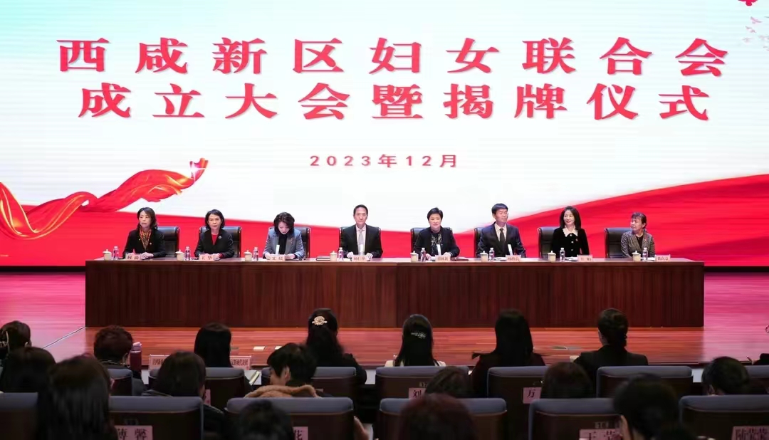 西咸新区妇联揭牌成立 艾晨当选第一届执委会主席