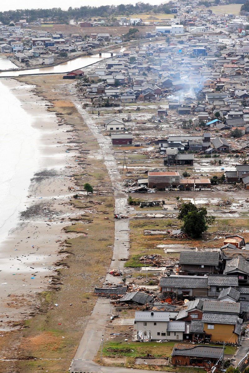 组图丨日本能登地震：珠洲九成房屋被毁海啸预警解除