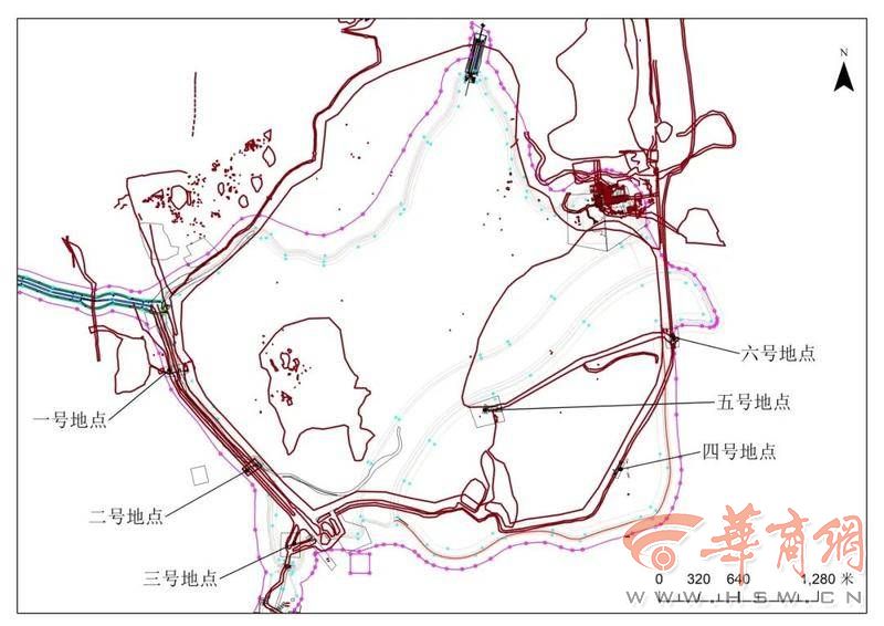 图4 斗门水库（汉唐昆明池遗址）发掘点位置图.jpg