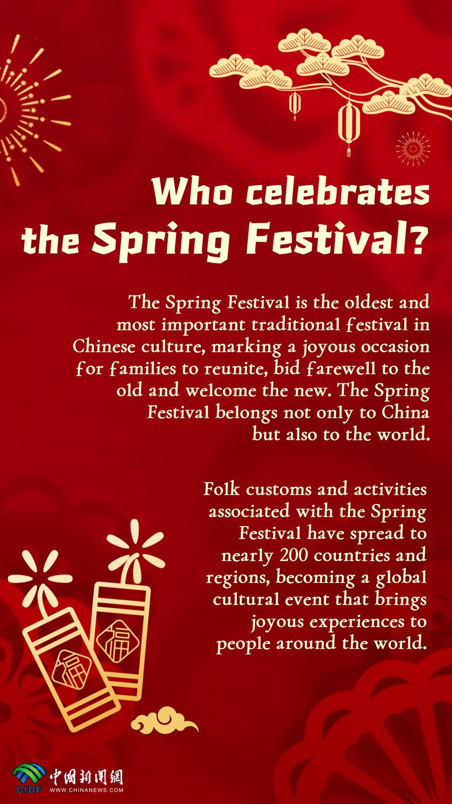Spring Festival艺术字图片