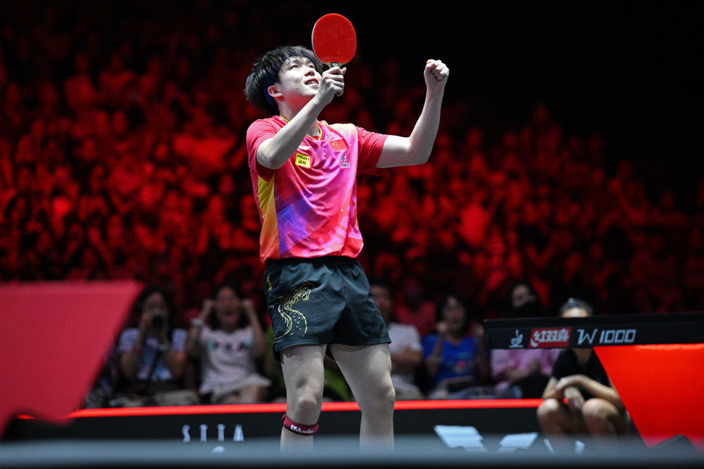 国际乒联更新世界排名 王楚钦登顶三项世界第一