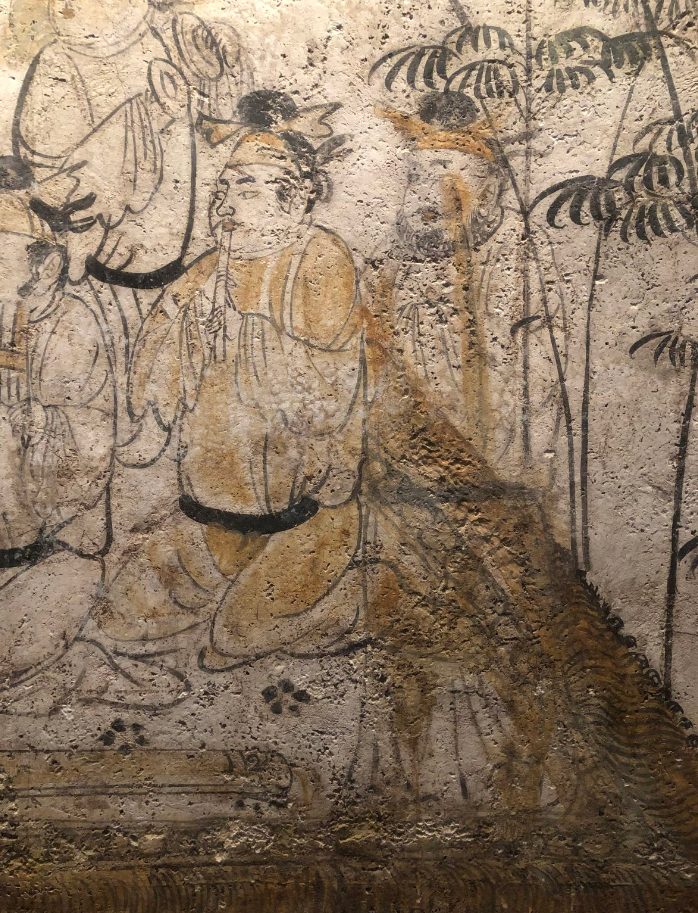 唐代韩休墓壁画再现 历时十年修复首次集中展出
