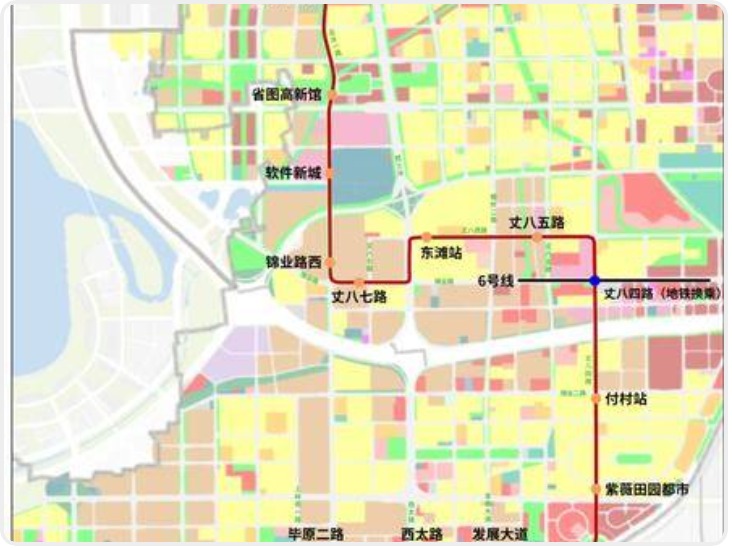 最新！西安高新区有轨电车试验线站名公布啦