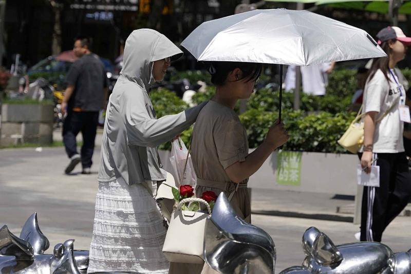 天气热起来了 西安夏日感拉满