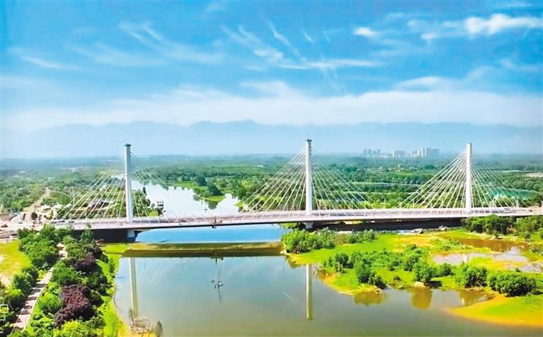 沣邑大桥正式通车 连通沣河两岸 实现景观性功能性经济性有效融合