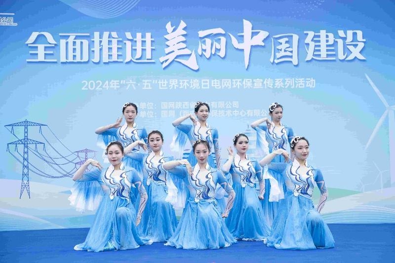 陕西省电力公司举办环境日系列宣传活动 知道一下：电网设施辐射低于家用电器