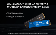 西部数据发布新款SN5000固态硬盘，夏季上市