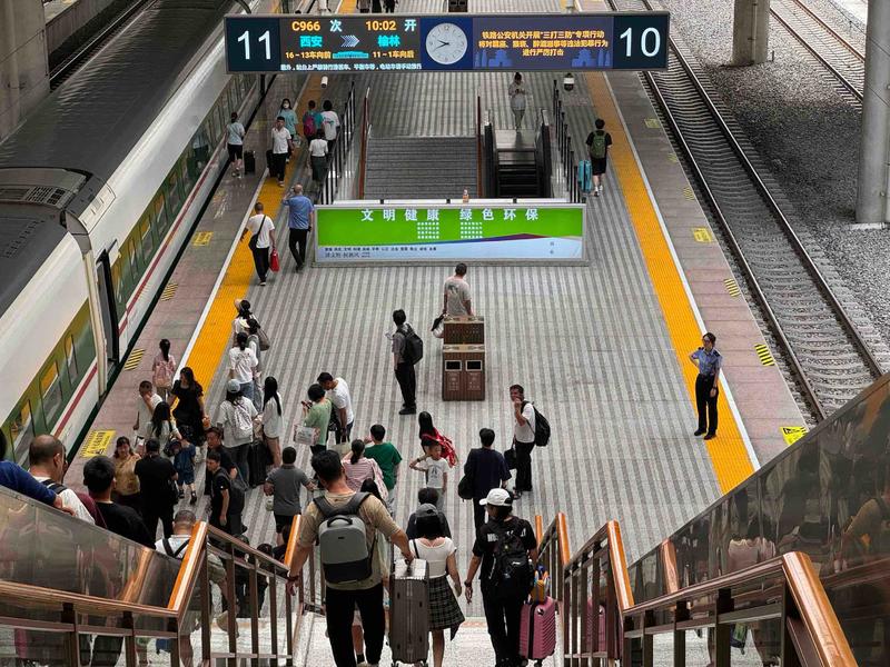 7月1日起铁路暑运正式启动 西安铁路局预计发送旅客2852万人次