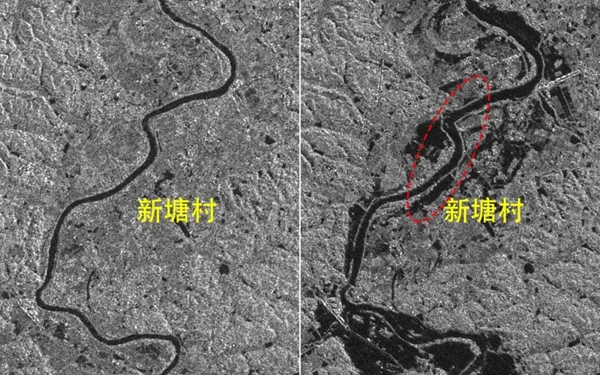 湘潭涓水卫星对比图公布：决口前的36小时 发生了什么？
