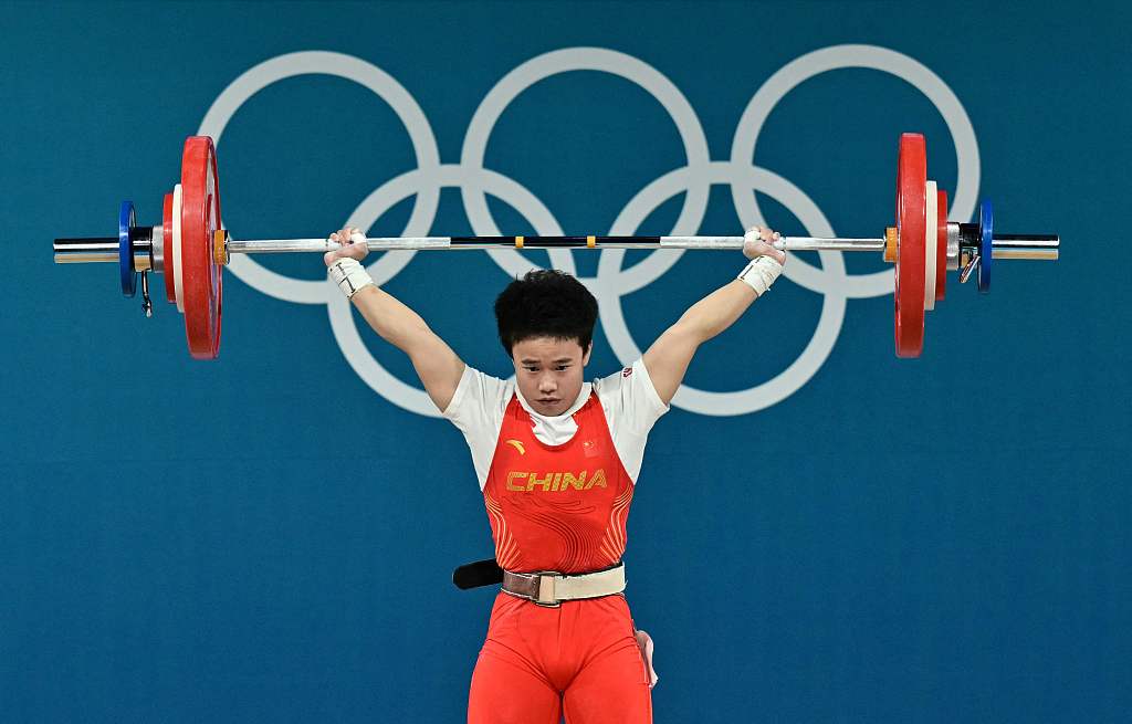 侯志慧获得巴黎奥运会举重女子49公斤级金牌
