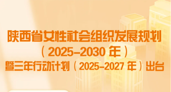 华商头条|陕西省女性社会组织发展规划暨三年行动计划出台
