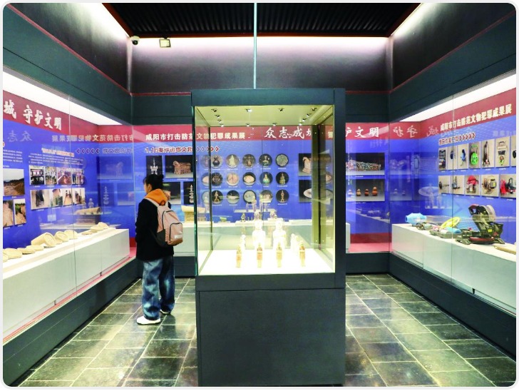 华商头条|增强文保意识 咸阳举办打击防范文物犯罪成果展