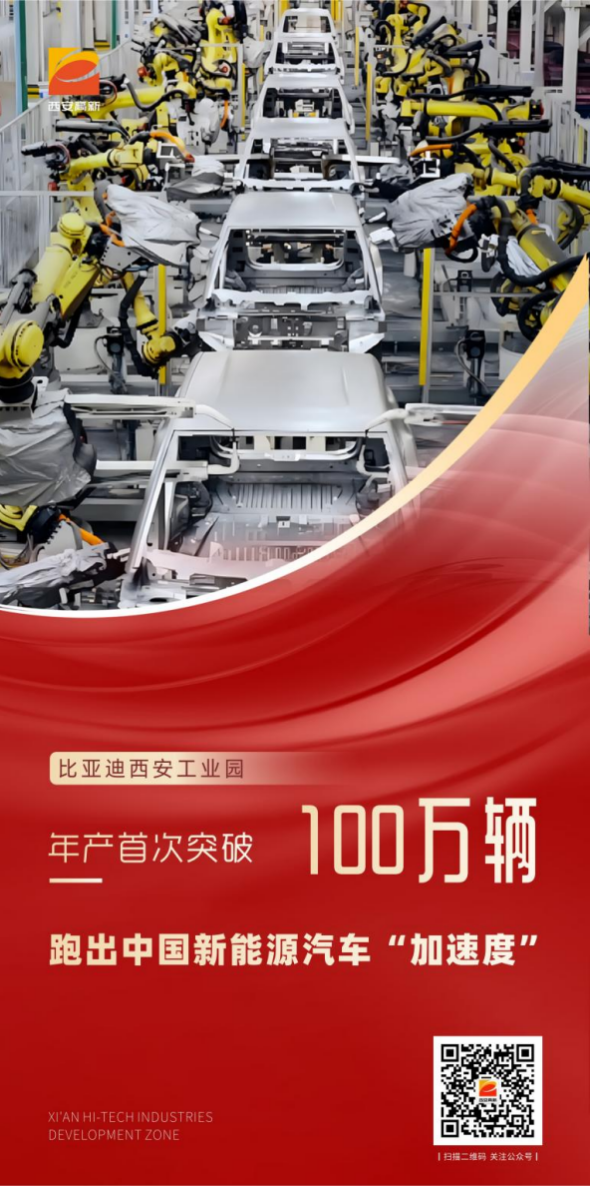 华商头条|西安比亚迪全年产量首破百万