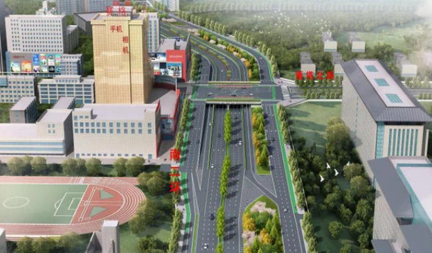 西安二环路雁塔路立交施工22日启动 途经车辆可绕行