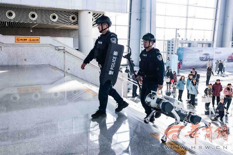 Kaiyun：可智能巡逻、警情预警 警用机器狗精彩亮相西安浐灞(图3)