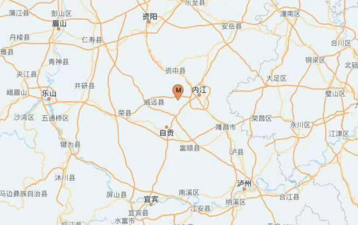 华商头条|四川内江市市中区发生4.4级地震 震源深度10公里