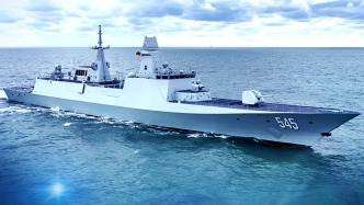 华商头条|中国海军054B护卫舰首舰漯河舰交接入列