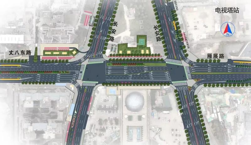 华商头条|电视塔盘道丈八东路与雁展路23日通车 交警发布出行指引