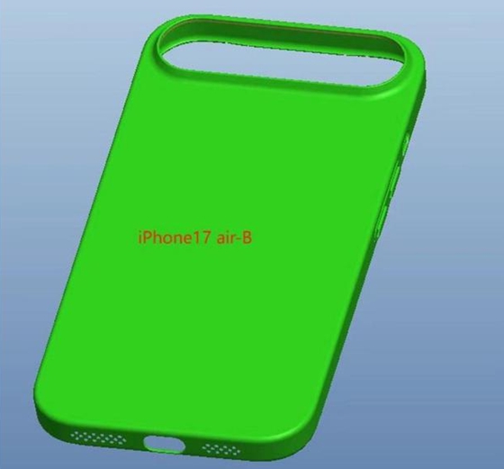华商头条|苹果 iPhone 17 Air / Pro 手机壳渲染图曝光