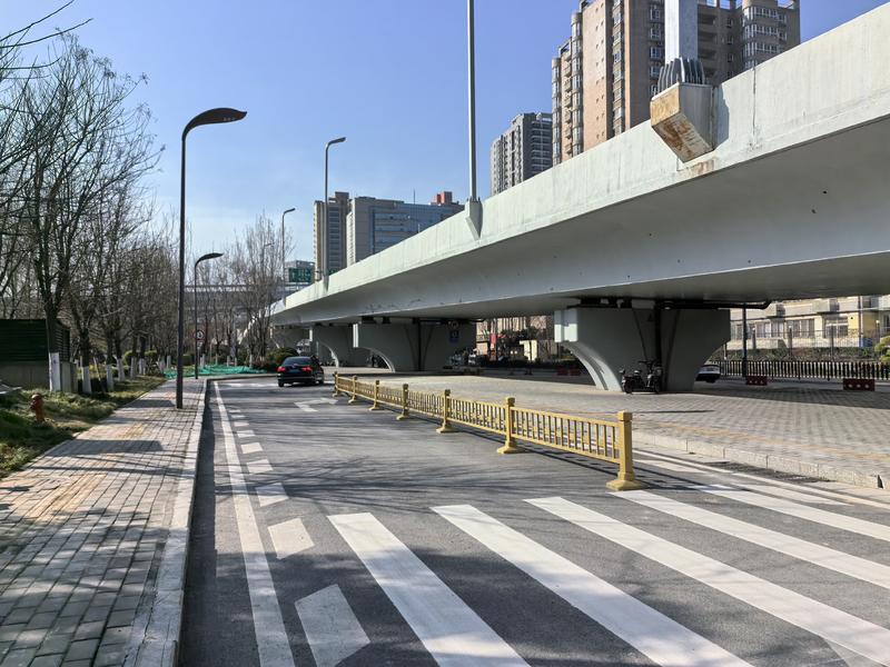 方便附近4万多人出行 西安幸福林带新开了一条市政路  