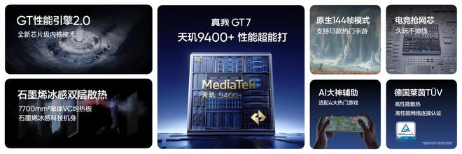 真我GT7发布：2599元起 3nm天玑9400+芯片