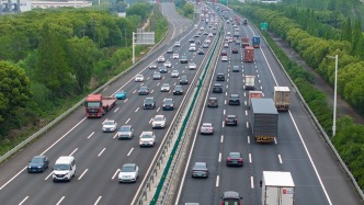 五一期间全国高速日均流量6200万辆 同比增长8.1%
