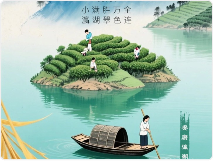 二十四节气|AI游陕西 小满推荐：安康瀛湖