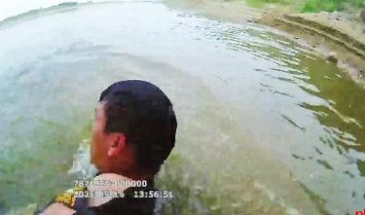 渭南“00后”民警勇救跳河男子