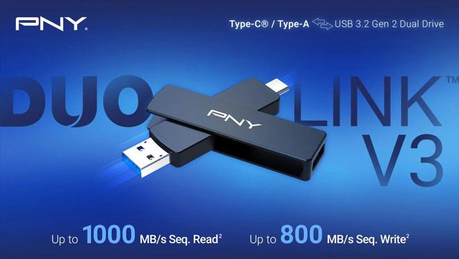 PNY 推 DUO LINK™ V3 U盘