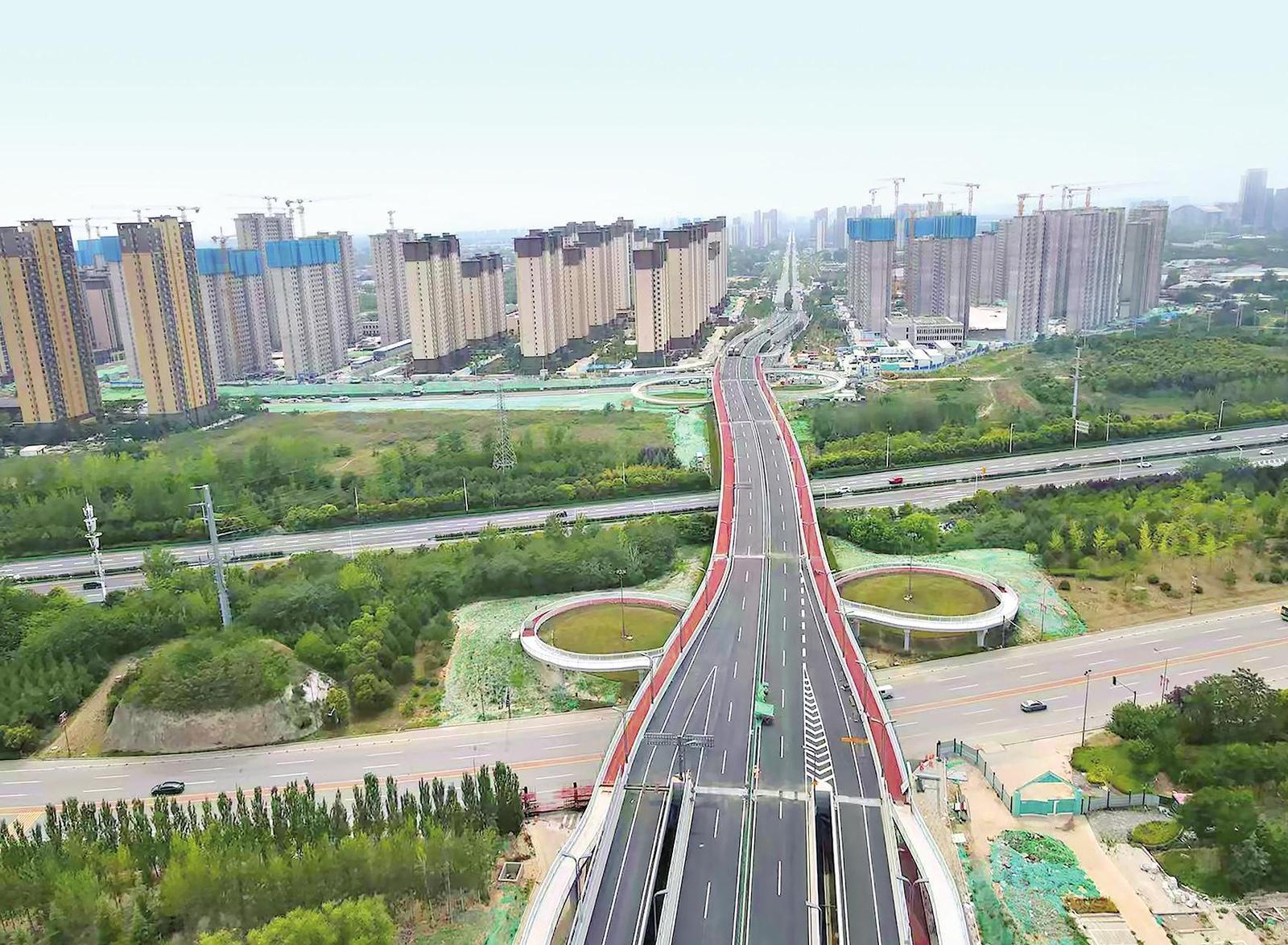 西安市大寨路西段市政工程月底建成通车