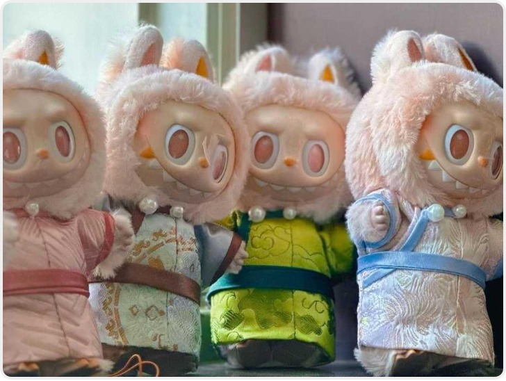 Labubu也有私服定制 售价百元的蒙古袍网上热销 还出海到英国