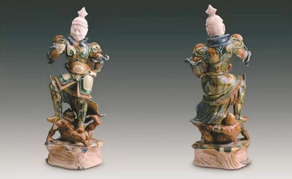 老烟庄唐墓三彩器中发现使用大量“蓝釉” 专家：墓主人品阶较高
