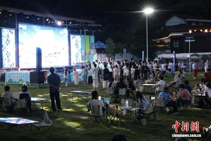 图为王家湾村草地音乐节现场。吴西檬 摄