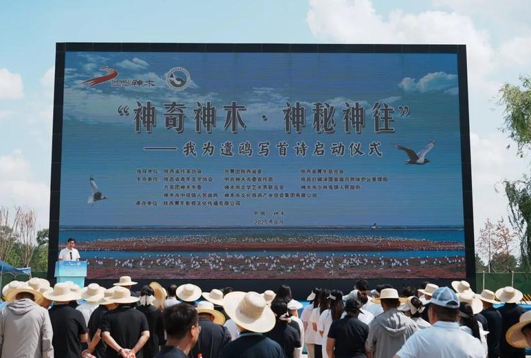 “神奇神木·神秘神往——我为遗鸥写首诗”活动启动仪式在神木举行