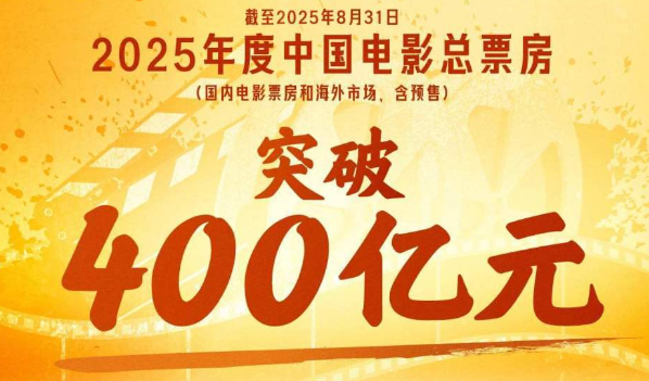 400亿元！2025年中国电影总票房持续飙红