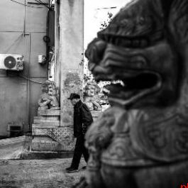 长安村落的表情