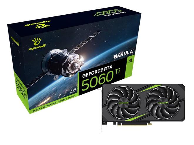万丽推出 V2 版星云 RTX 5060 Ti 显卡
