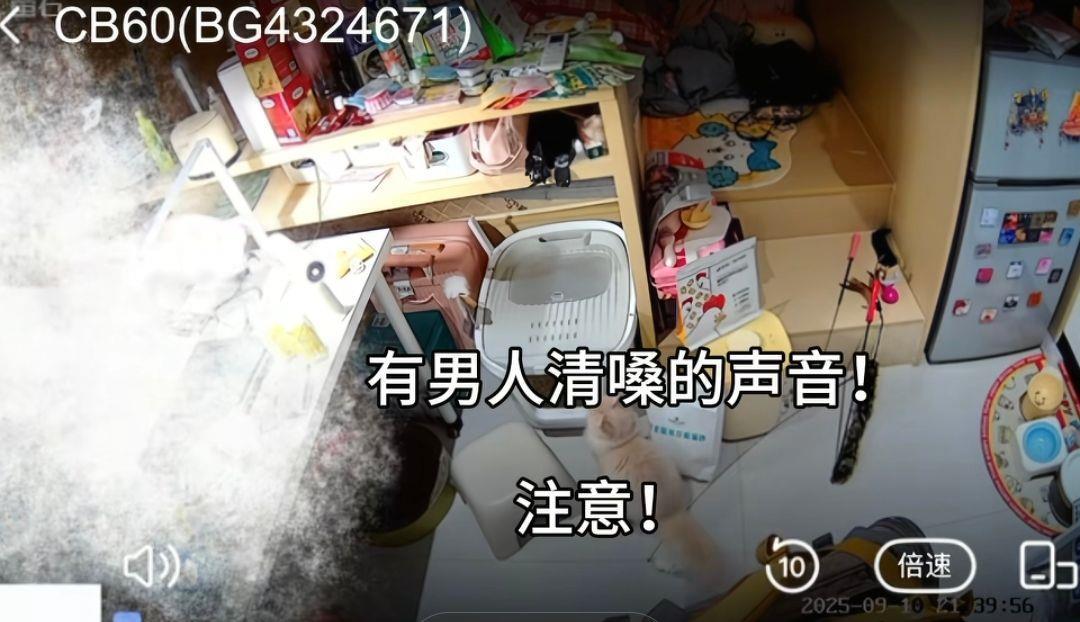 独居女子回放家里监控听到陌生男声 怀疑设备遭入侵 萤石客服：无后台查看权限 将介入调查