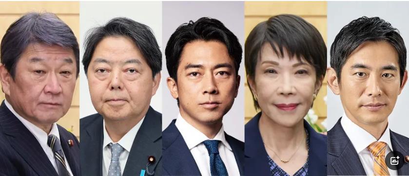 5人角逐自民党总裁选举 日本新首相或将从这5人中产生