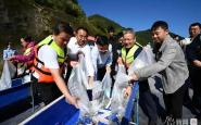 65万尾鱼儿安家引汉济渭水源地