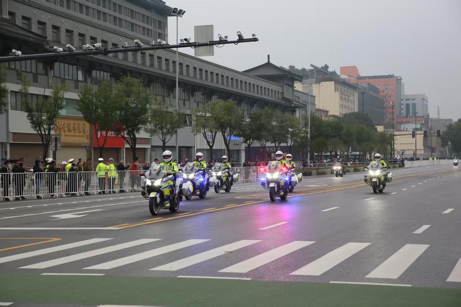 图说：铁骑护航大赛