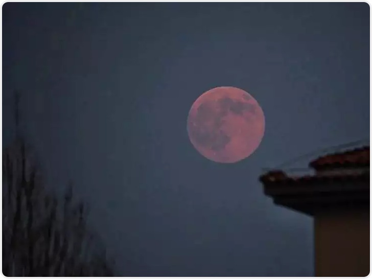 第一波“超级月亮”美图来了 21时19分前后月亮将现最完满圆形