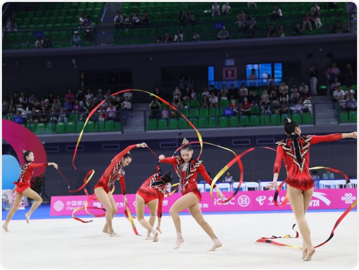 再添一枚奖牌 陕西队获十五运会艺术体操集体全能季军