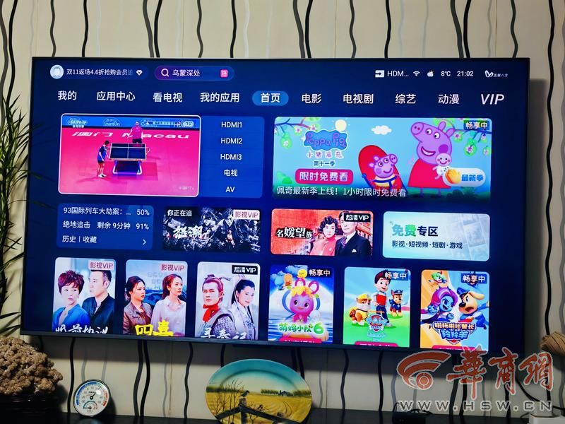 付叔叔家的电视