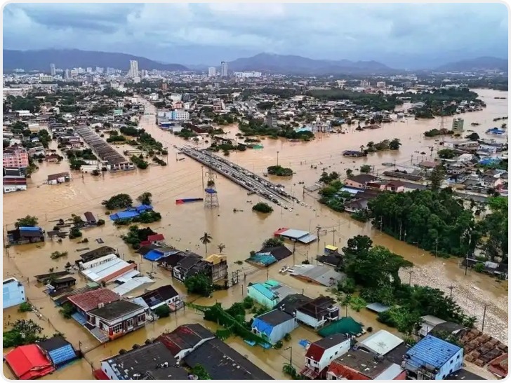 洪灾致泰国宋卡府55人死亡