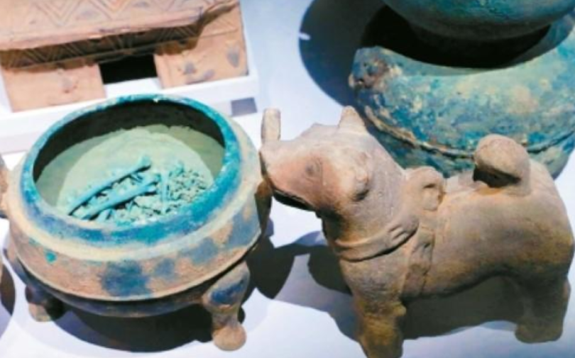 陕历博秦汉馆一只被“孤立”摆放的“文物小狗”引热议