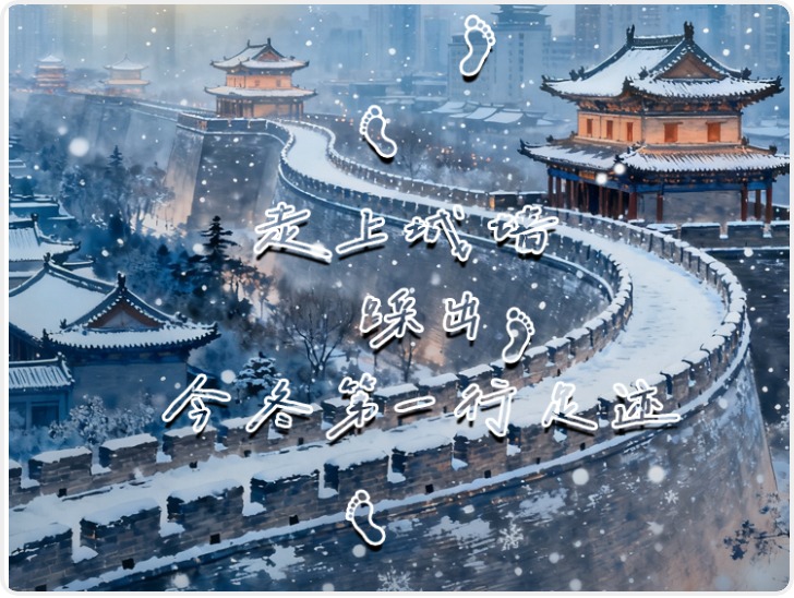 二十四节气|AI游陕西 小雪推荐：西安城墙