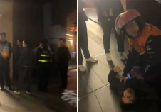 杭州一男子抢夺珠宝店手镯 被外卖小哥按地上 警方：外卖员见义勇为