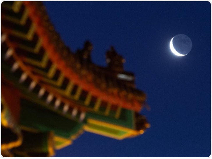 天宇迎来本年度最小残月