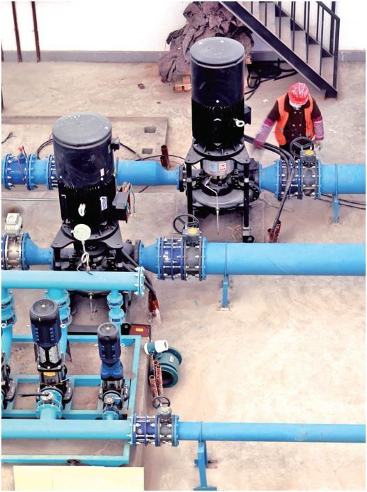 自来水流进家里来